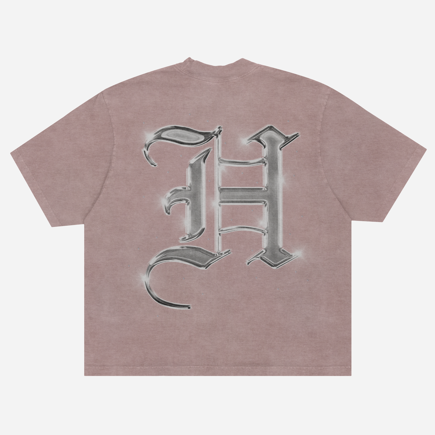 "CHROME" Tee Baby Pink