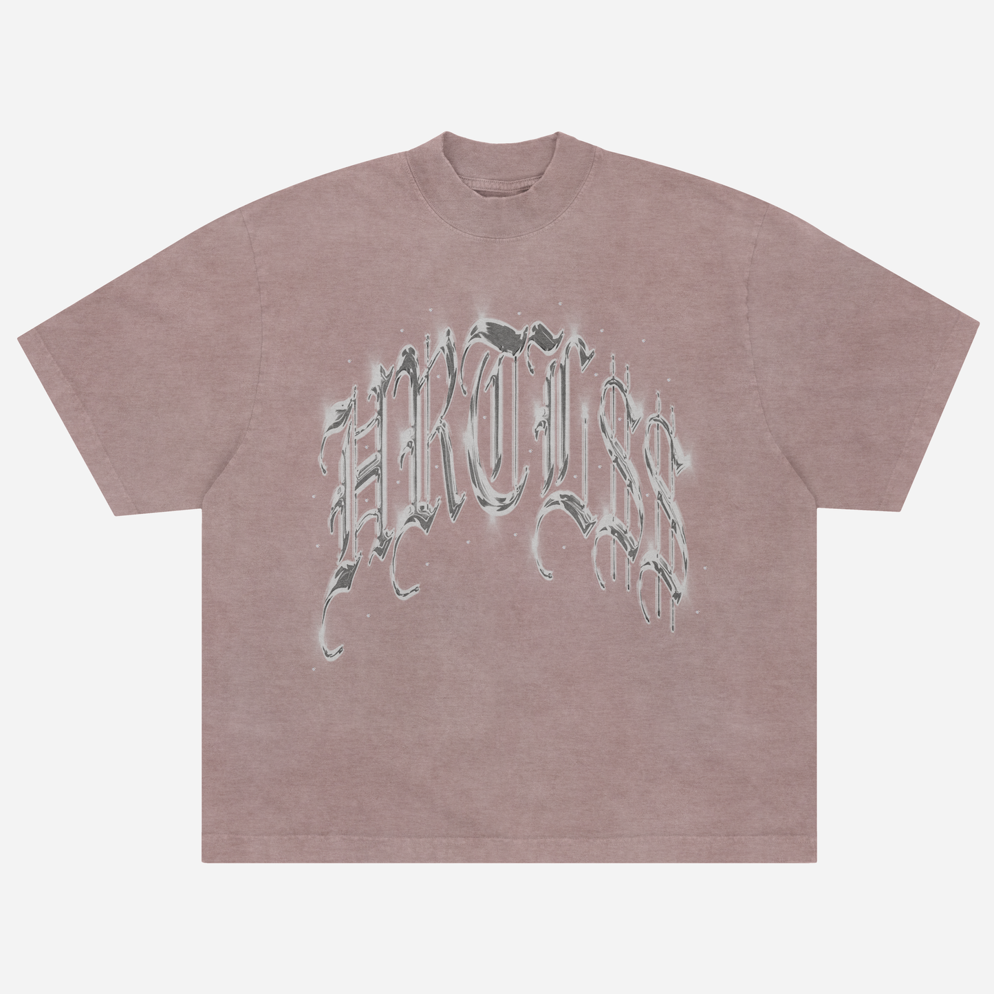 "CHROME" Tee Baby Pink